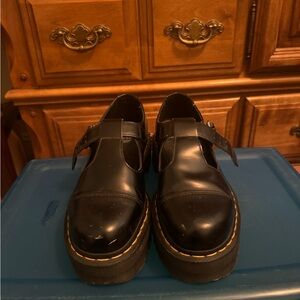 Black Leather women’s 
 Shoes